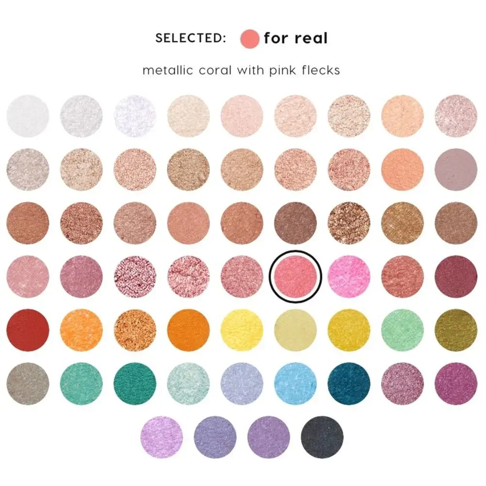 NEW Colourpop Super Shock Eyeshadow Single FOR REAL Pink Metallic Shimmer